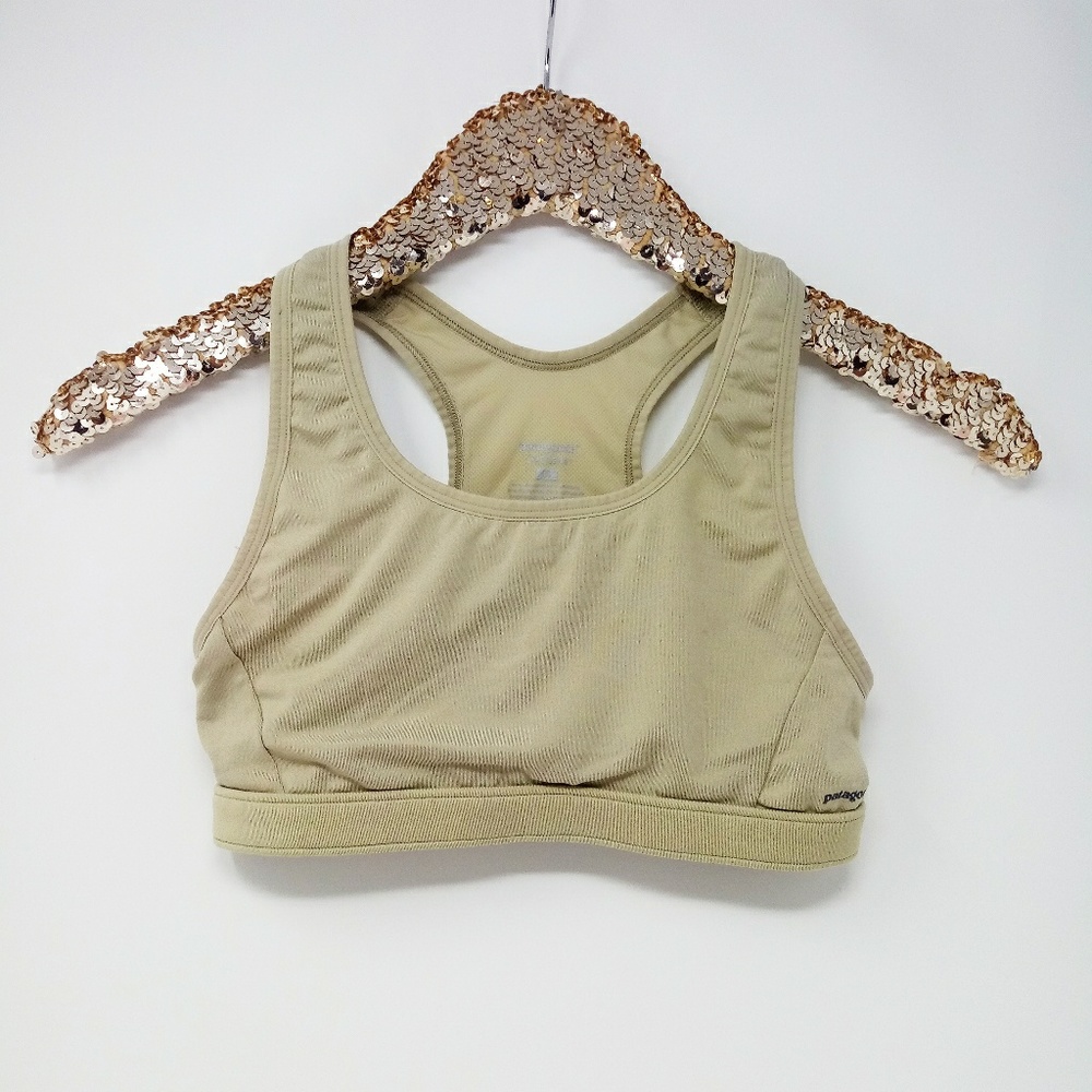 Patagonia Capilene Women's Tan Khaki Sports Bra